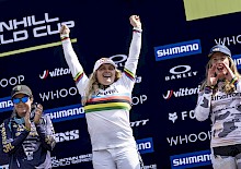 Österreichischer Doppelsieg beim Heimweltcup – Höll und Kolb gewinnen UCI Mountainbike Downhill Weltcup in Leogang